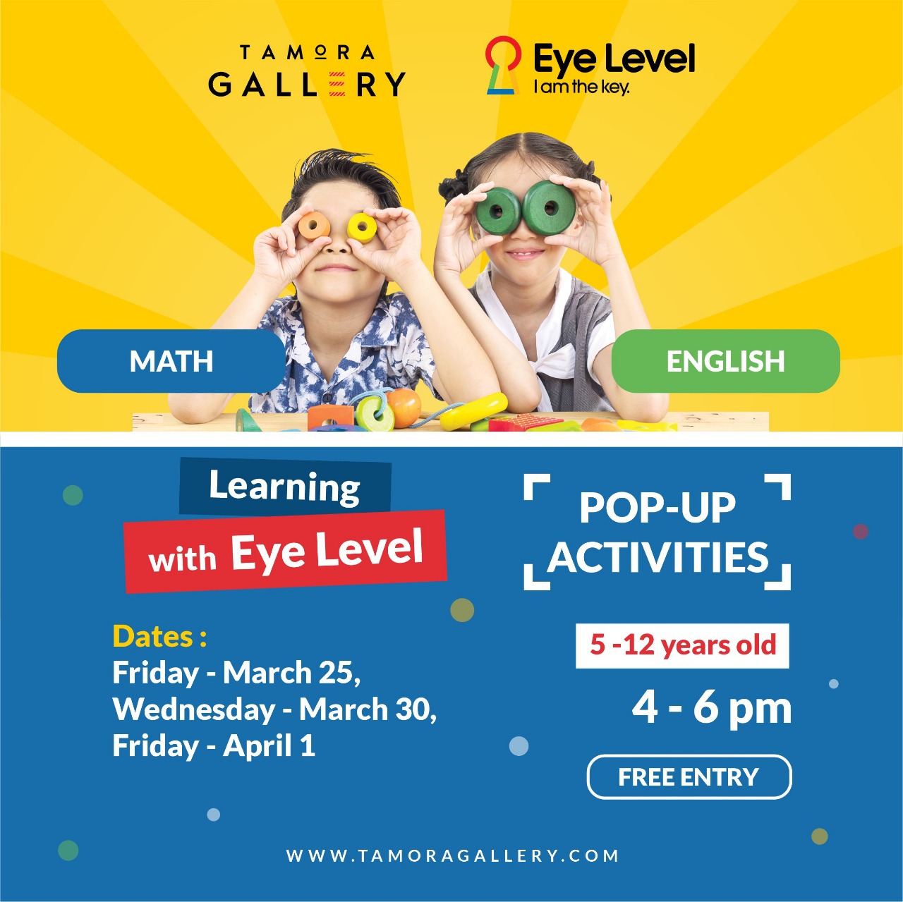 Tamora Gallery Eye Level Learning Math & English