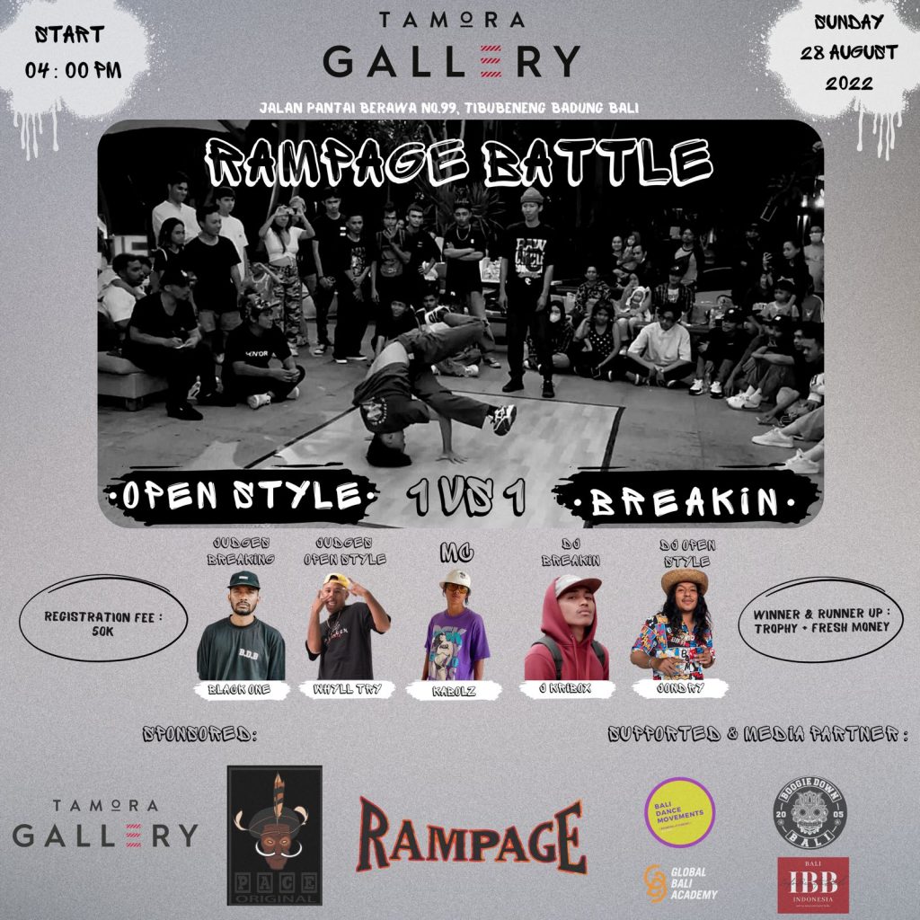 Tamora Gallery Rampage Dance Battle